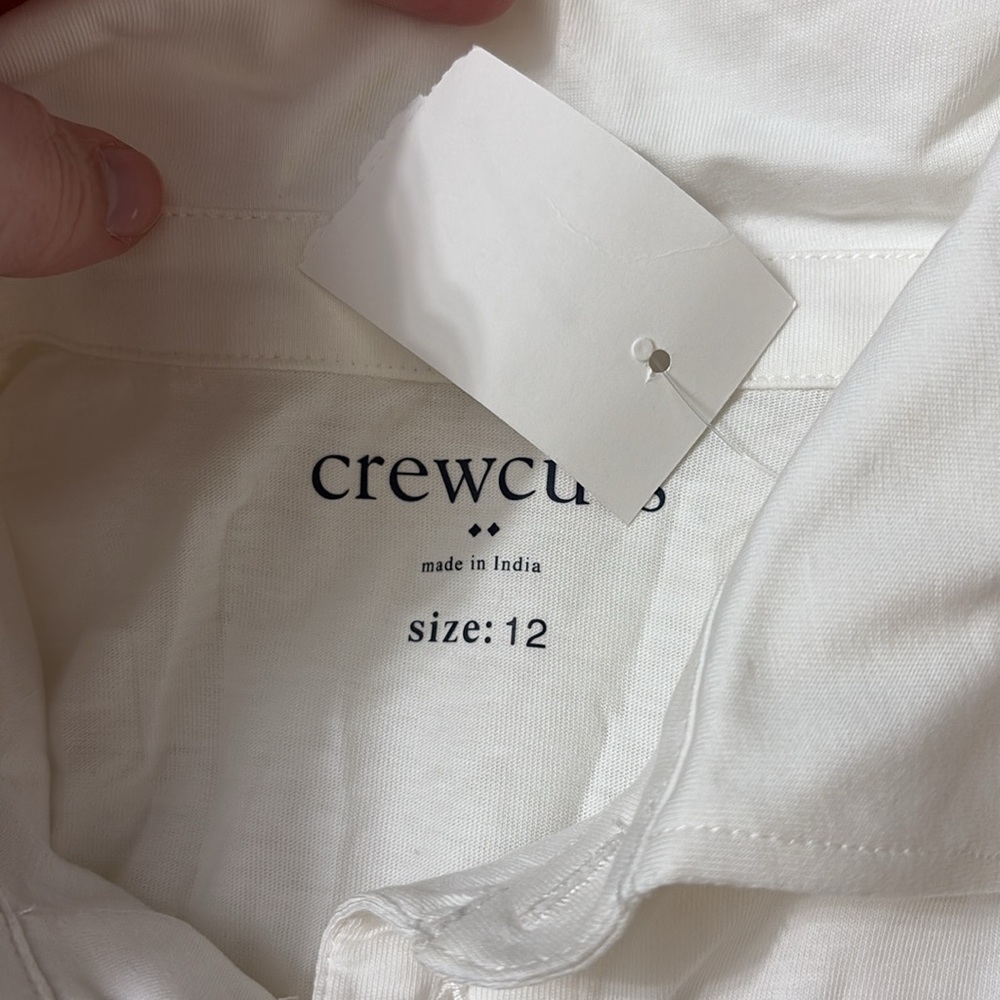 NWT Crewcuts Boys Long Sleeve Polo Shirt 100% Cotton Size 12 Youth - Picture 5 of 8